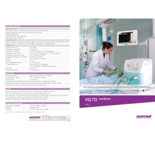 Aenomed VG70 Ventilator